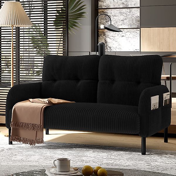 STILVORA Wohnzimmer-Set aus Cordstoff,Zweisitzer Relaxsofa mit günstig online kaufen