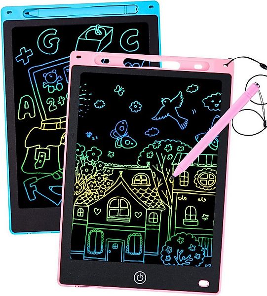 SinLaw Zaubertafel 2 Stück LCD Schreibtafel, buntes Doodle Board für Kinder günstig online kaufen
