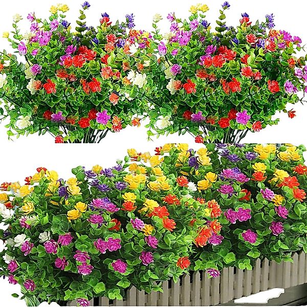 Kunstblumenstrauß Realistische künstliche Pflanze mit Eukalyptus günstig online kaufen