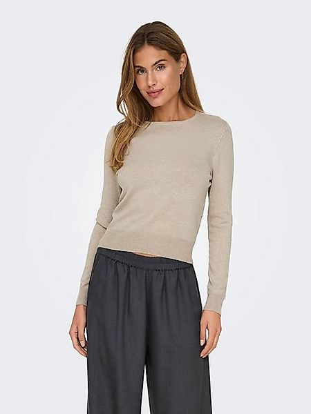 ONLY Longpullover Weicher Rundhals Dünnes Langarm ONLVENICE LIFE LS ONECK P günstig online kaufen
