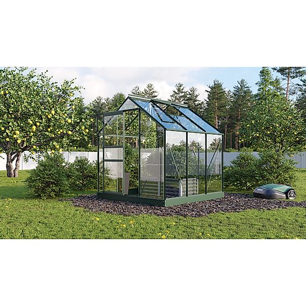 Vitavia Gewächshaus Planet 3800 Smaragd 3,8 m² inkl. Fundamentrahmen günstig online kaufen