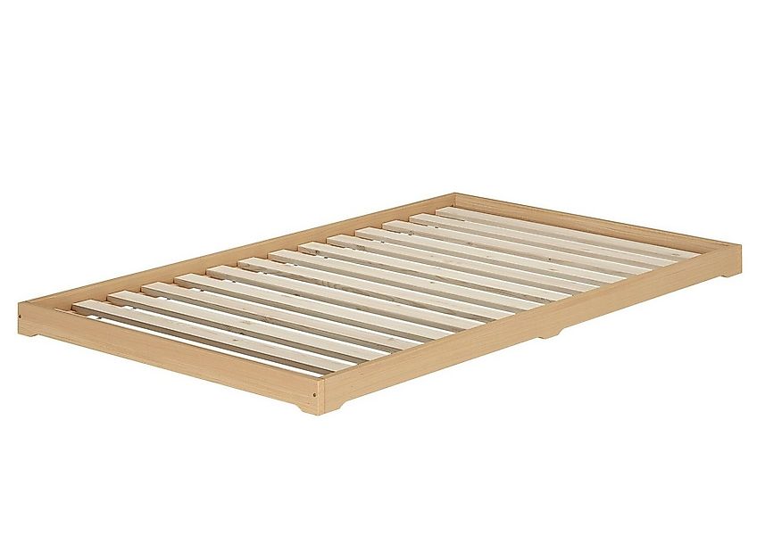 ERST-HOLZ Futonbett Flurbett Bettrahmen 120 x 200 cm Buche Massiv Zubehör W günstig online kaufen