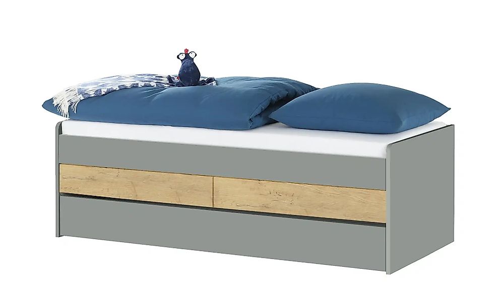 Duobett mit Stauraum  Grow Up ¦ grau ¦ Maße (cm): B: 97 H: 66 Betten > Bett günstig online kaufen