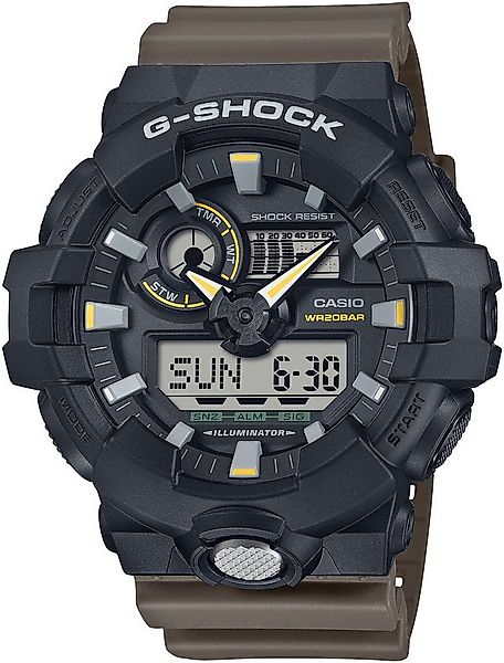 CASIO G-SHOCK Chronograph GA-710GB-1AER, Quarzuhr, Armbanduhr, Herrenuhr,di günstig online kaufen