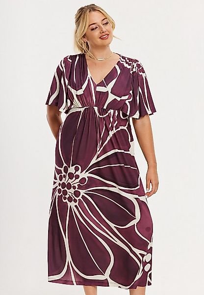 YOEK A-Linien-Kleid Damen Kleid mit Druck Bio-Baumwolle günstig online kaufen