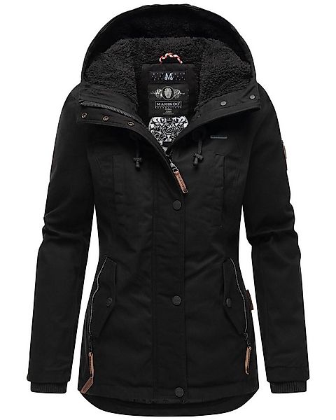 Marikoo Winterjacke Bikoo sportliche Damen Outdoor Baumwolljacke mit Kapuze günstig online kaufen