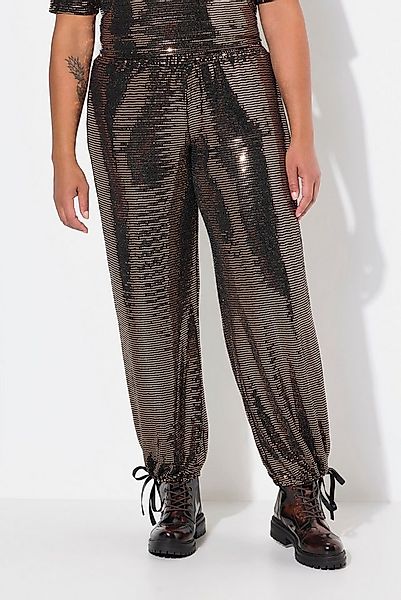 Angel of Style Schlupfhose Hose gerades Bein Paillettenoptik Elastikbund günstig online kaufen