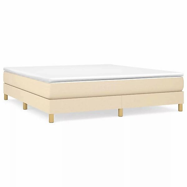 Vidaxl Boxspringbett Creme 180x200 Cm Stoff günstig online kaufen