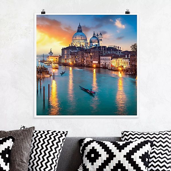 Poster Sunset in Venice günstig online kaufen