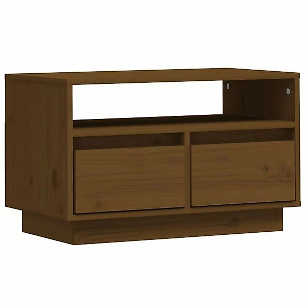 Vidaxl Tv-schrank Honigbraun 60x35x37 Cm Massivholz Kiefer günstig online kaufen