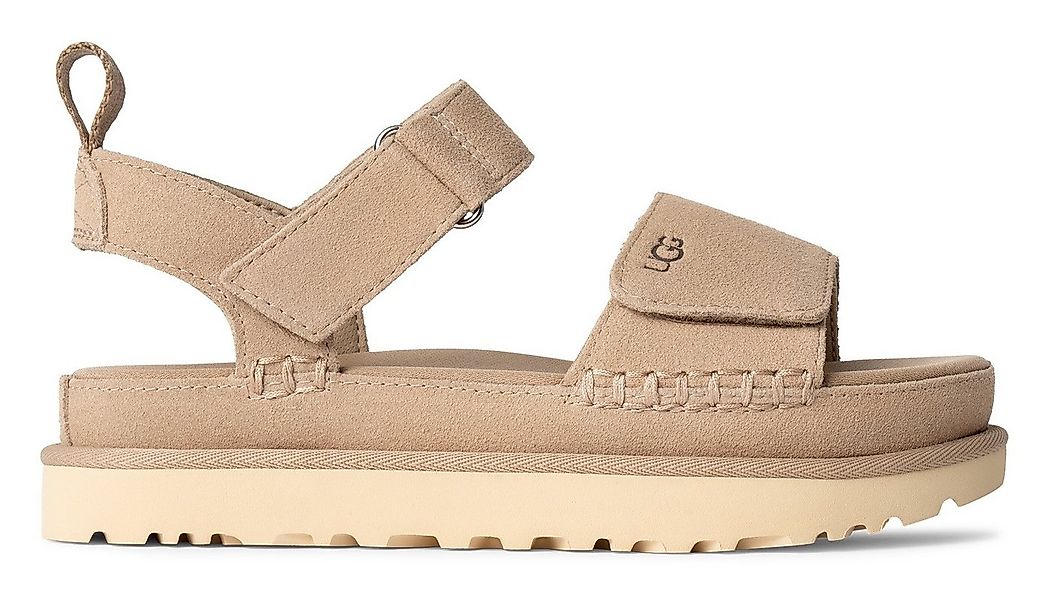 UGG W GOLDENSTAR Riemchensandale, Plateausandale, Sandalette mit zwei Klett günstig online kaufen