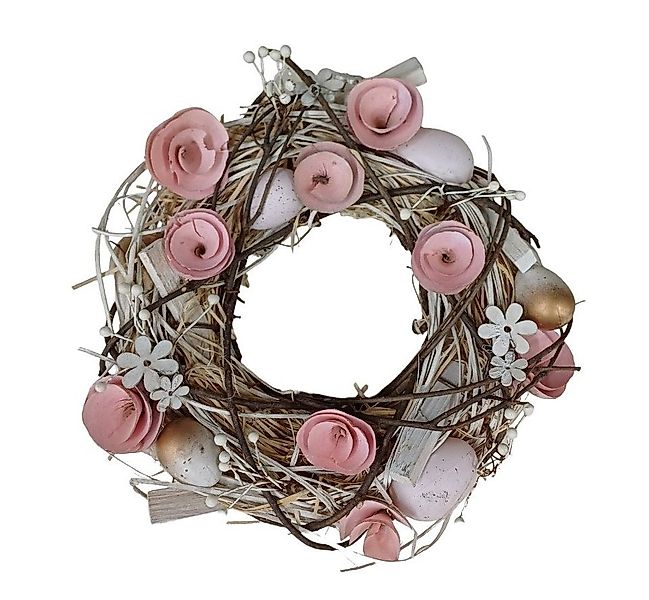 Trend Line Dekokranz TrendLine Dekokranz Rattan Ø 24 cm rosa günstig online kaufen