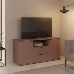 FORTE Lowboard "Ganymede" Breite 129,8cm, TV Board, Stauraum, Schublade; Me günstig online kaufen
