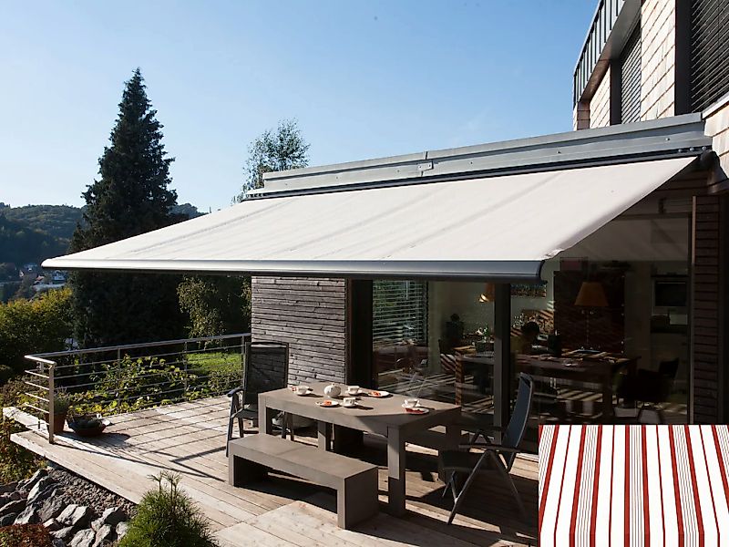 Wismar Kassettenmarkise "Classic S-Compact" Breite: 550 cm, Ausfall: 300 cm günstig online kaufen