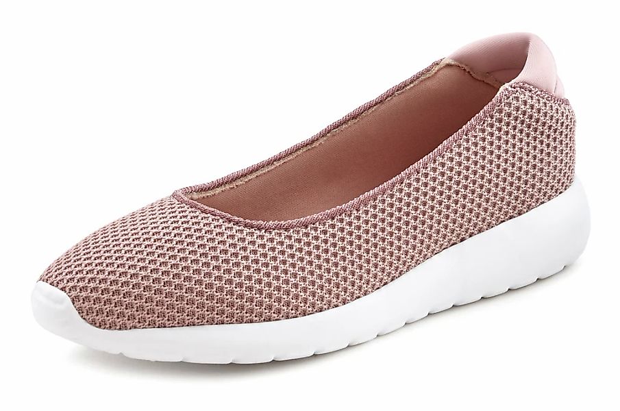 LASCANA Ballerina "Freizeitschuh, Slipper, Halbschuh,", zum Reinschlüpfen, günstig online kaufen
