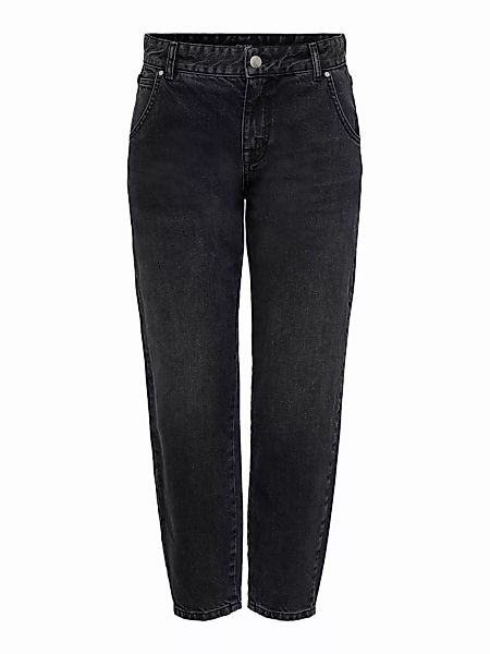 Only Troy Life Carrot Ankle Dot610 Jeans Mit Hoher Taille S Black Denim günstig online kaufen