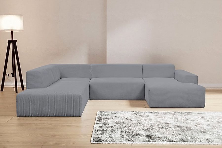 WERK2 Wohnlandschaft »Zeus viel Platz, Breite 330cm, modern und zeitlos, U- günstig online kaufen