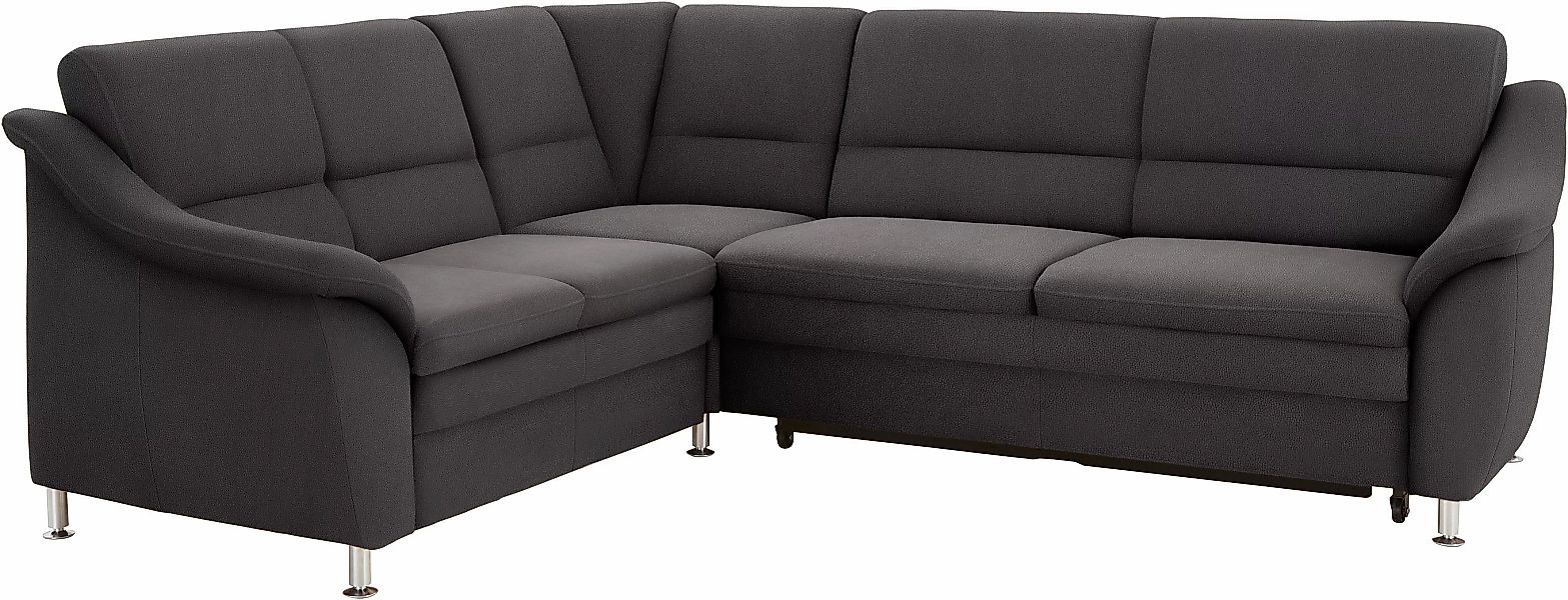 sit&more Ecksofa »Cardoso L-Form«, mit Federkern, wahlweise mit Bettfunktio günstig online kaufen
