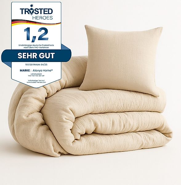 Alavya Home® Bettwäsche Musselin GOTS zertifiziert, günstig online kaufen