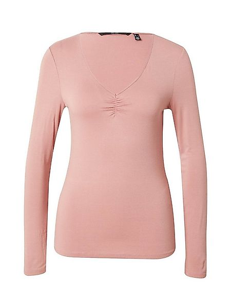 Vero Moda Langarmshirt ALBERTE (1-tlg) Drapiert/gerafft günstig online kaufen