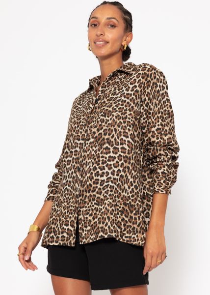 SASSYCLASSY Langarmbluse Klassische Musselin Bluse Damen günstig online kaufen