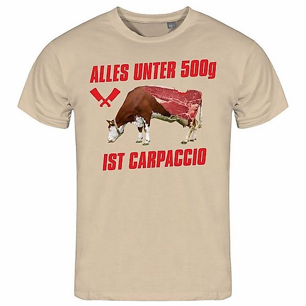 deinshirt Print-Shirt Herren T-Shirt Alles unter 500g ist Carpaccio Funshir günstig online kaufen