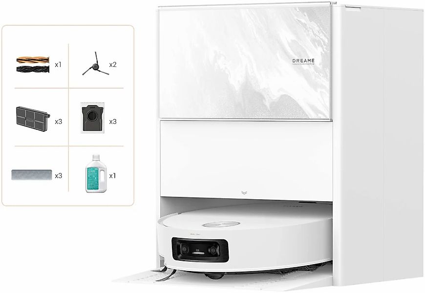 Dreame Saugroboter "mit Wischfunktion Aqua10 Ultra Track Complete White" Wa günstig online kaufen
