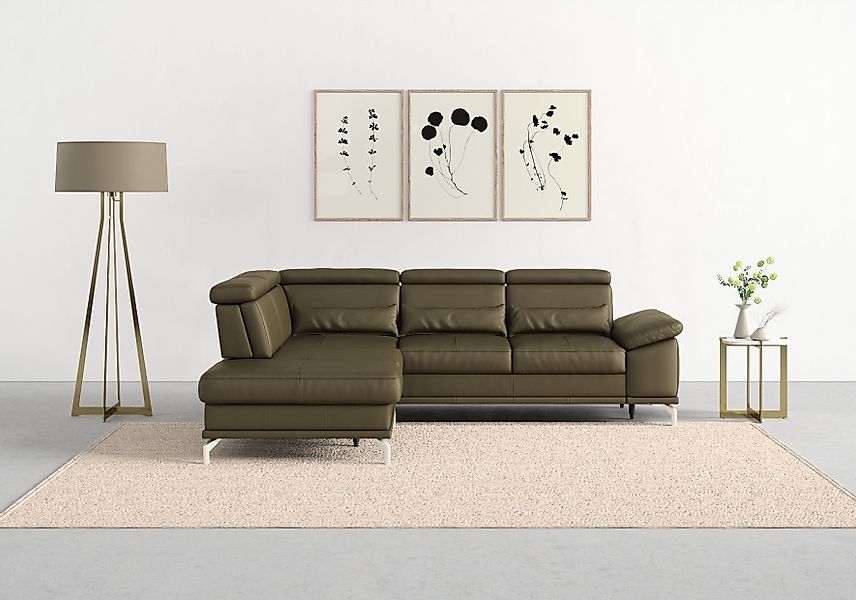 sit&more Ecksofa Cabrio L-Form, mit Sitztiefenverstellung, günstig online kaufen
