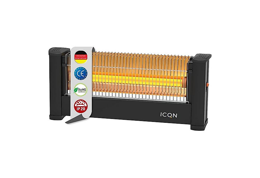 ICQN Heizstrahler Infrarot Standheizstrahler für Büro oder Haus, 135 Zentim günstig online kaufen