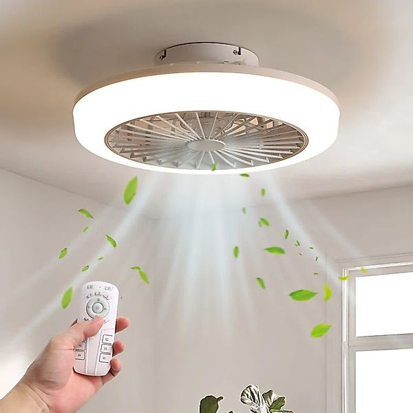 Fanttik Deckenleuchte Deckenventilator mit Fernbedienung und günstig online kaufen