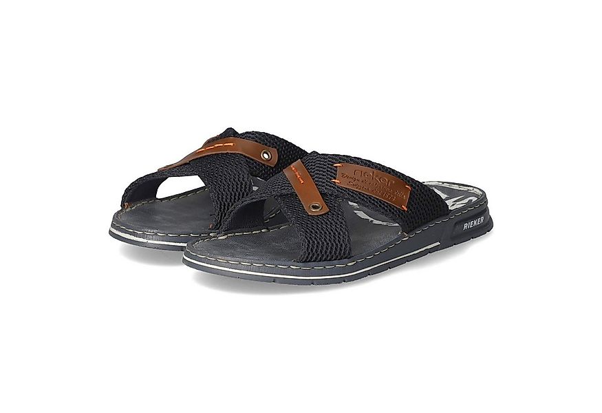 Rieker Rieker 21239-14 Herren Textil & Synthetik blau Pantolette günstig online kaufen