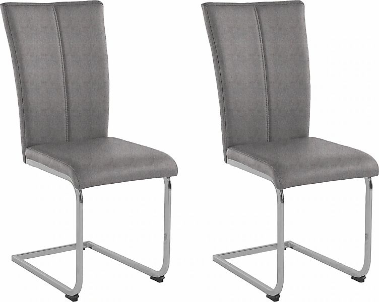 Home affaire Freischwinger "Nils" (Set) 2 Stk. Struktur grob  Strukturstoff günstig online kaufen