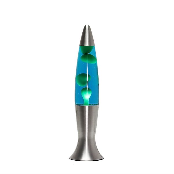 Licht-Erlebnisse Lavalampe ANGELINA, Warmweiß, Tischlampe Blau günstig online kaufen