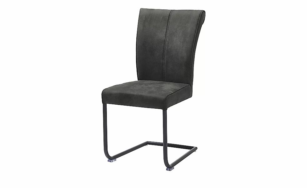 Woodford Freischwinger  Alina ¦ grau ¦ Maße (cm): B: 46 H: 94 T: 60.0 Stühl günstig online kaufen