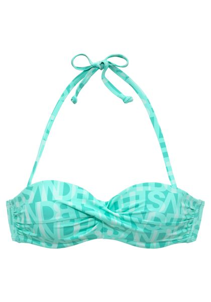 Elbsand Bügel-Bandeau-Bikini-Top "Letra" mit tollem Wording günstig online kaufen