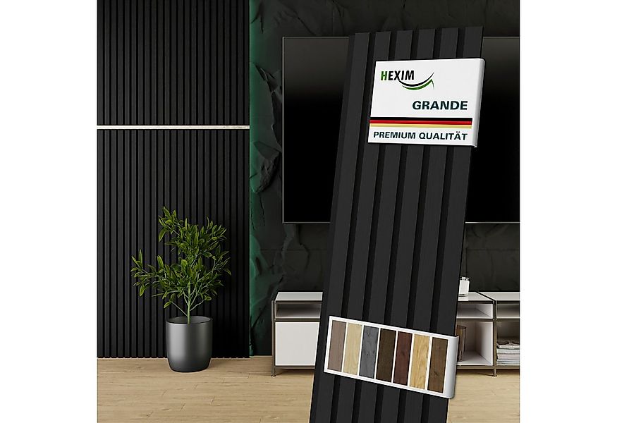 Hexim Wandpaneel, (Akustikpaneele 4 Stück 140x30cm Holz Grande - Holzpaneel günstig online kaufen
