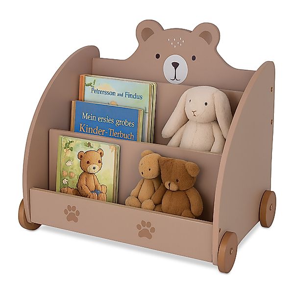 relaxdays Kinderregal Bücherregal Kinder Bär-Design günstig online kaufen