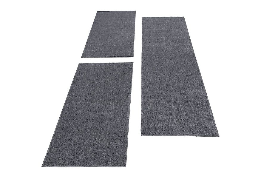 Carpettex Kurzflor-Bettumrandung Unicolor - Einfarbig, Höhe 11 mm, (Bett-Se günstig online kaufen