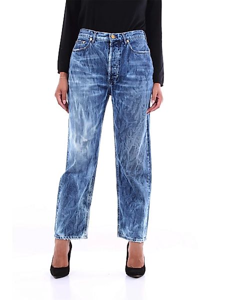 PT TORINO verkürzte Damen Blue Jeans Baumwolle und Lyocell günstig online kaufen