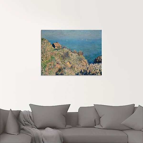Artland Glasbild »Das Haus des Douaniers in Varengeville.«, Küste, (1 St.), günstig online kaufen