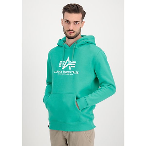 Alpha Industries  Sweatshirt Basic Hoodie BL - greyblue günstig online kaufen