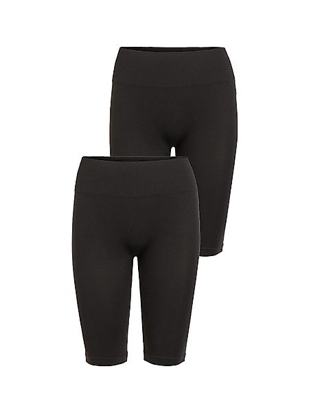 Vila Leggings Leggingshorts 2er-Set Figurformend Gerippt günstig online kaufen