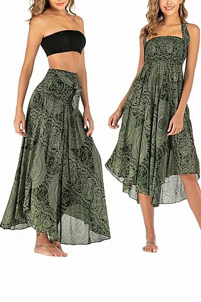 ENIX Strandkleid Damen BöhmischerStil 2-in-1-Kleid Strandkleid freizeit Nec günstig online kaufen