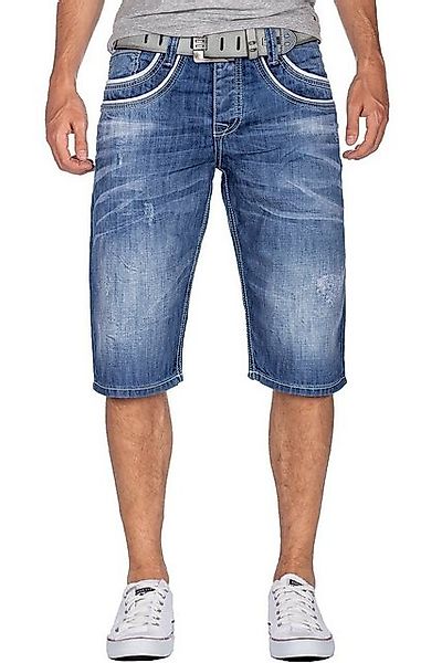 Cipo & Baxx Jeansshorts Kurze Hose BA-CK114 im Casual Look mit Ziernaht günstig online kaufen