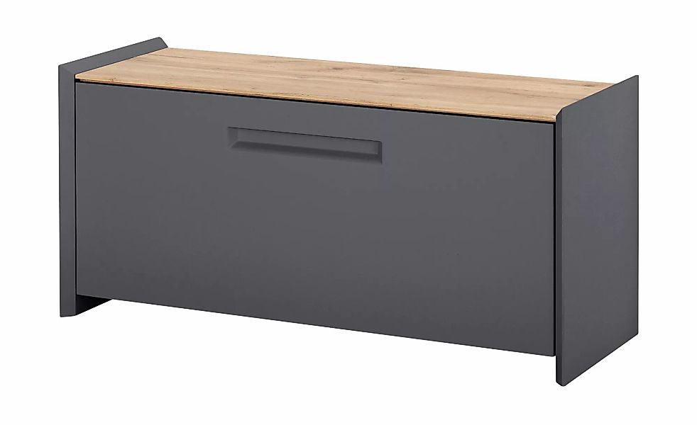 Wohnwert Garderobenbank  Azzura ¦ grau ¦ Maße (cm): B: 97 H: 46 T: 35.0 Bän günstig online kaufen