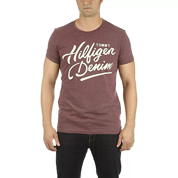 Tommy Hilfiger Denim Basic Crew Neck Kurzärmeliges T-shirt XL Windsor Wine günstig online kaufen