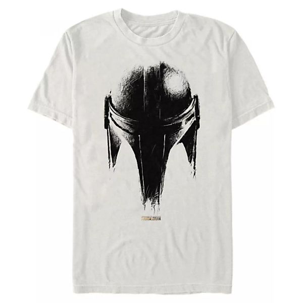 Star Wars - The Mandalorian - Mandalorian Sketch Helm - Männer T-Shirt günstig online kaufen