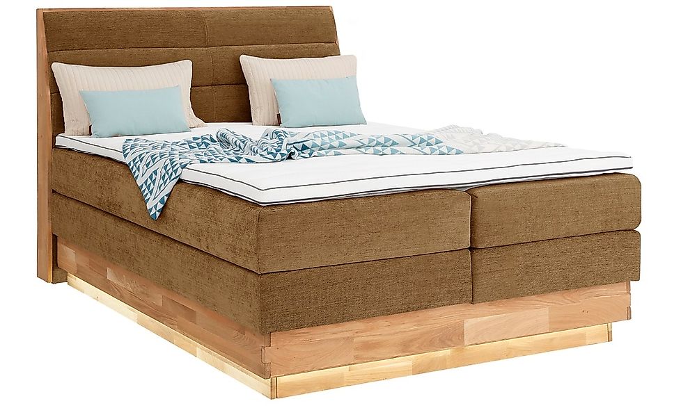 OTTO products Boxspringbett, LED-Beleuchtung, mit zertifizierten, recycelte günstig online kaufen
