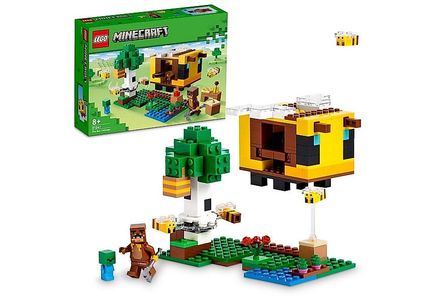LEGO® LEGO® 21241 Minecraft - Das Bienenhäuschen Konstruktions-Spielset günstig online kaufen