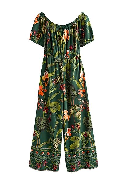 Next Jumpsuit Schulterfreier Jumpsuit mit weitem günstig online kaufen